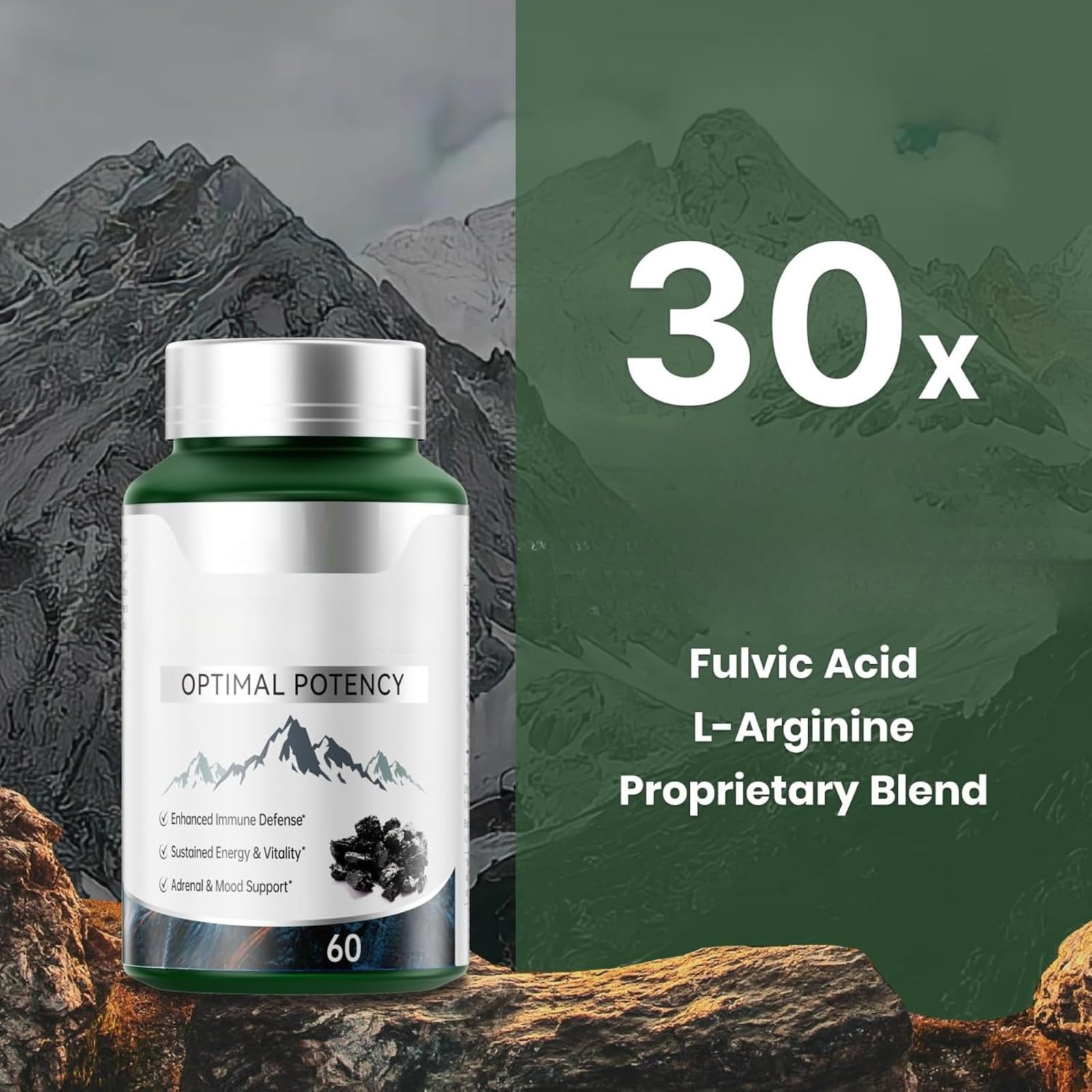 Essenza dell'Himalaya entrambi - Potere extra, Resistenza e Supporto immunitario, non OGM. 1pcs