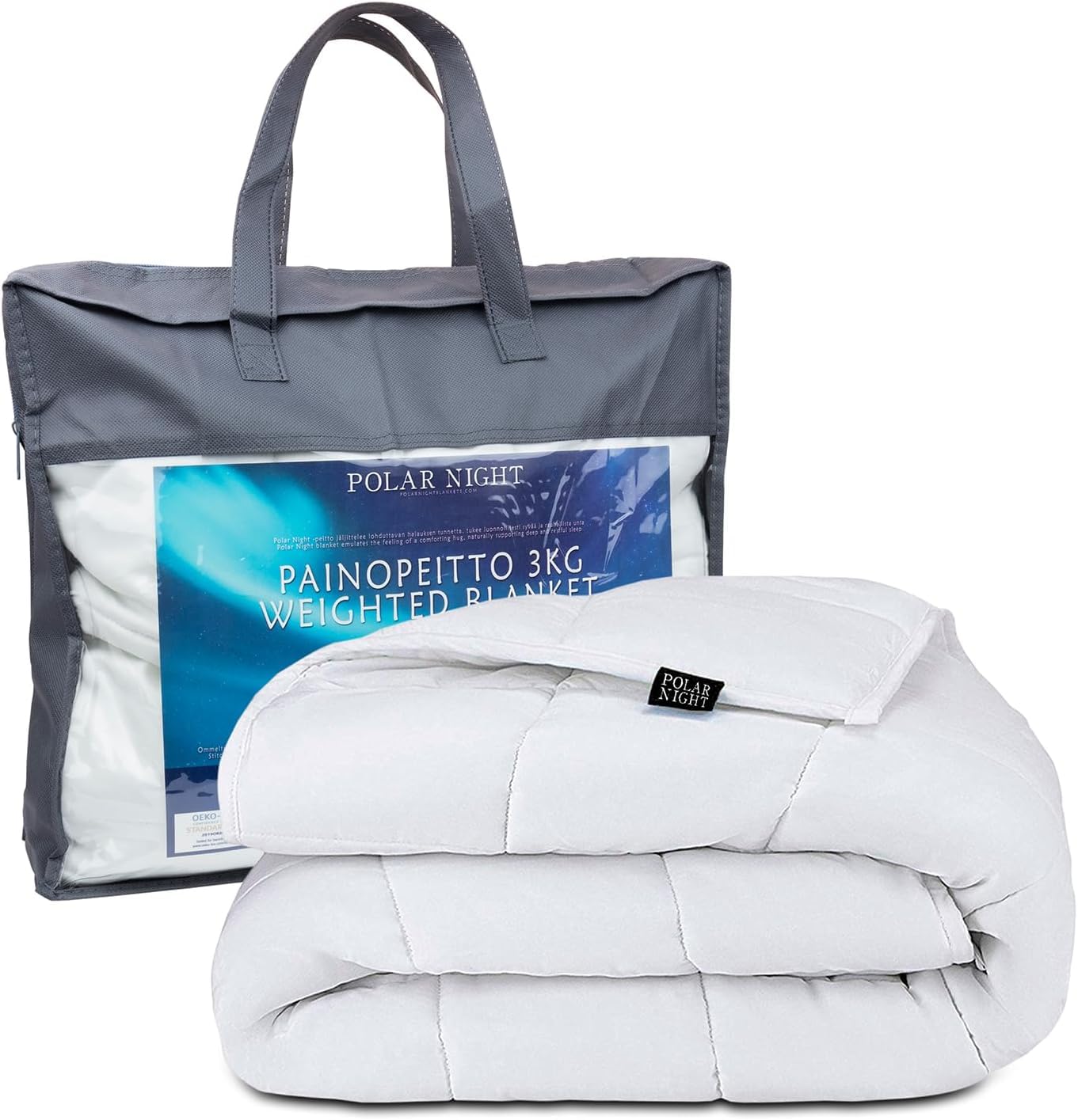 Polar Night Gewichtsdecke 150x200 cm 5kg 100% Baumwolle Oeko-TEX Standard