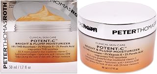 | Potent-C Bright & Plump Moisturizer | Brightening Vitamin C Moisturizer and Anti-Aging Cream with Collagen light blue 1.69 Fl Oz