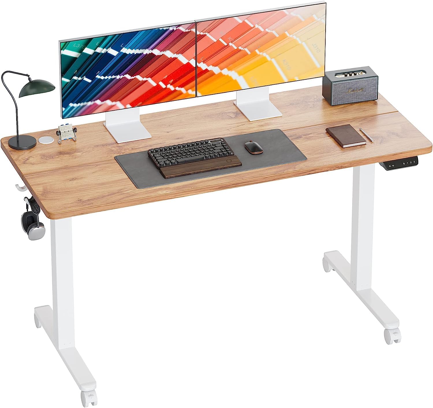 FAMISKY Electric Standing Desk, 63 x 24 Inches Height