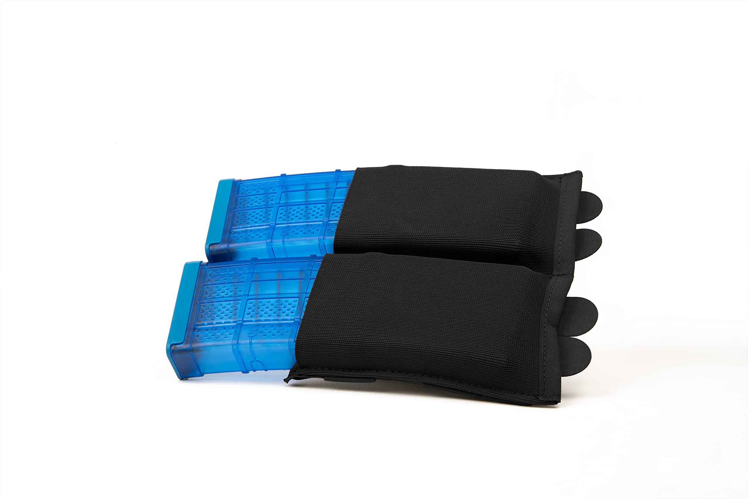 Blue Force Gear MOLLE Mag Pouches, Double Magazine Pouch, Airsoft Magazines Small Pouches - 6.5 x 5.5 x .13 Inches (Black)