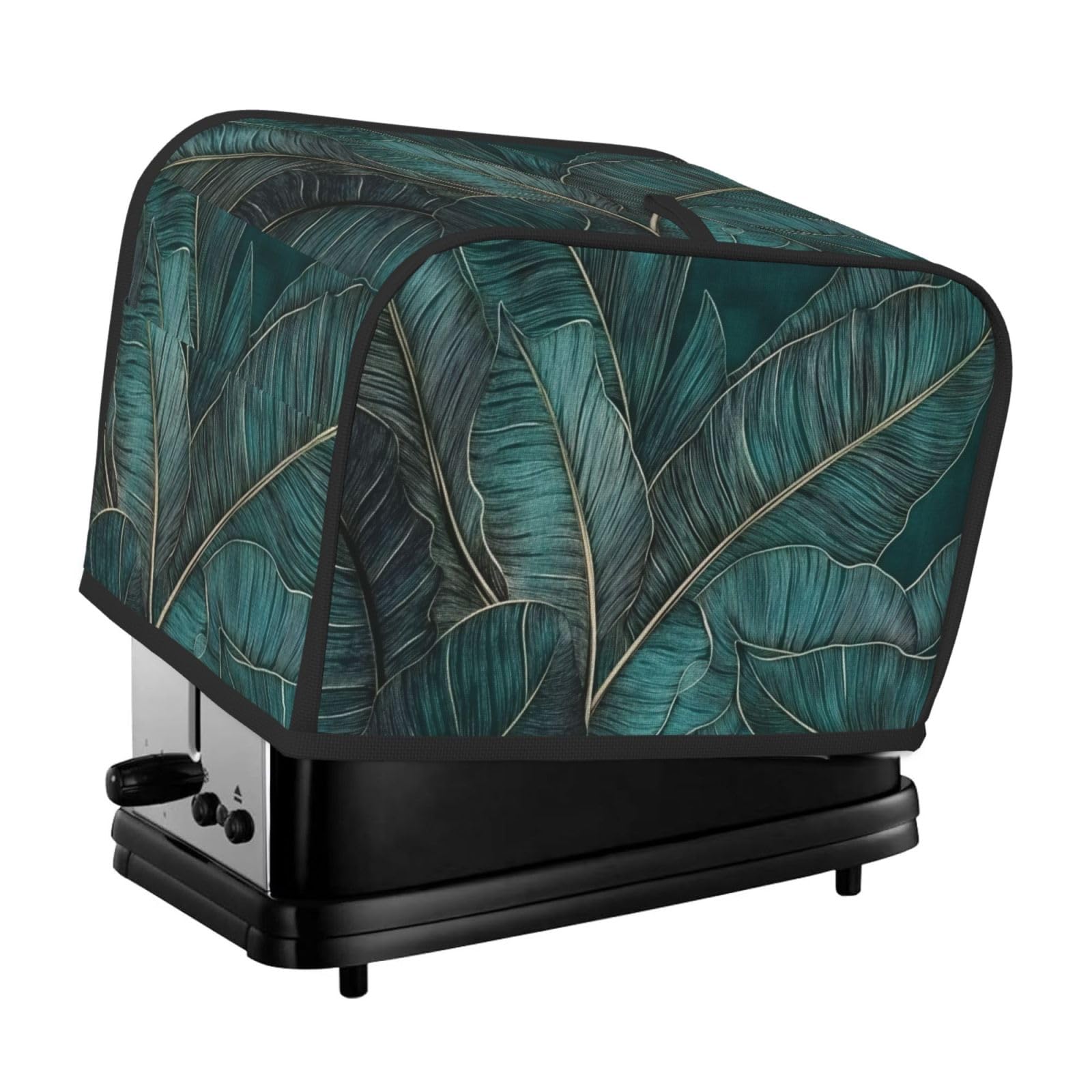 Smazdfxx As Pic Large Banana Leaves Toaster Cover 2 Slice Toaster Covers Bread Maker Cover Kitchen Small Appliance Covers Kitchen Accessories