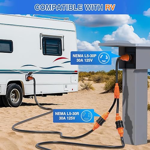 Miniatura 296 de Nilight Cable adaptador de cargador EV de 50 amperios a 50 amperios de 4 clavijas de cobre puro 250 V para soldador, conversión de enchufe Enchufe