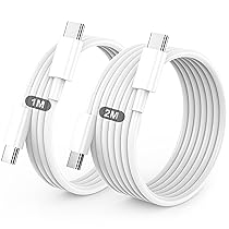 Cavo USB C to USB C,(2Pezzi-1M+2M) 60W Cavo USB Type C Ricarica Rapida Per IPhone 17, Air, Pro, Pro Max, 16, 15, Pro, Pro Max, Plus, Per Samsung Galaxy S25 S24 S23 S22,Per iPad Pro, Air, Mini, Per MacBook Air, Pro