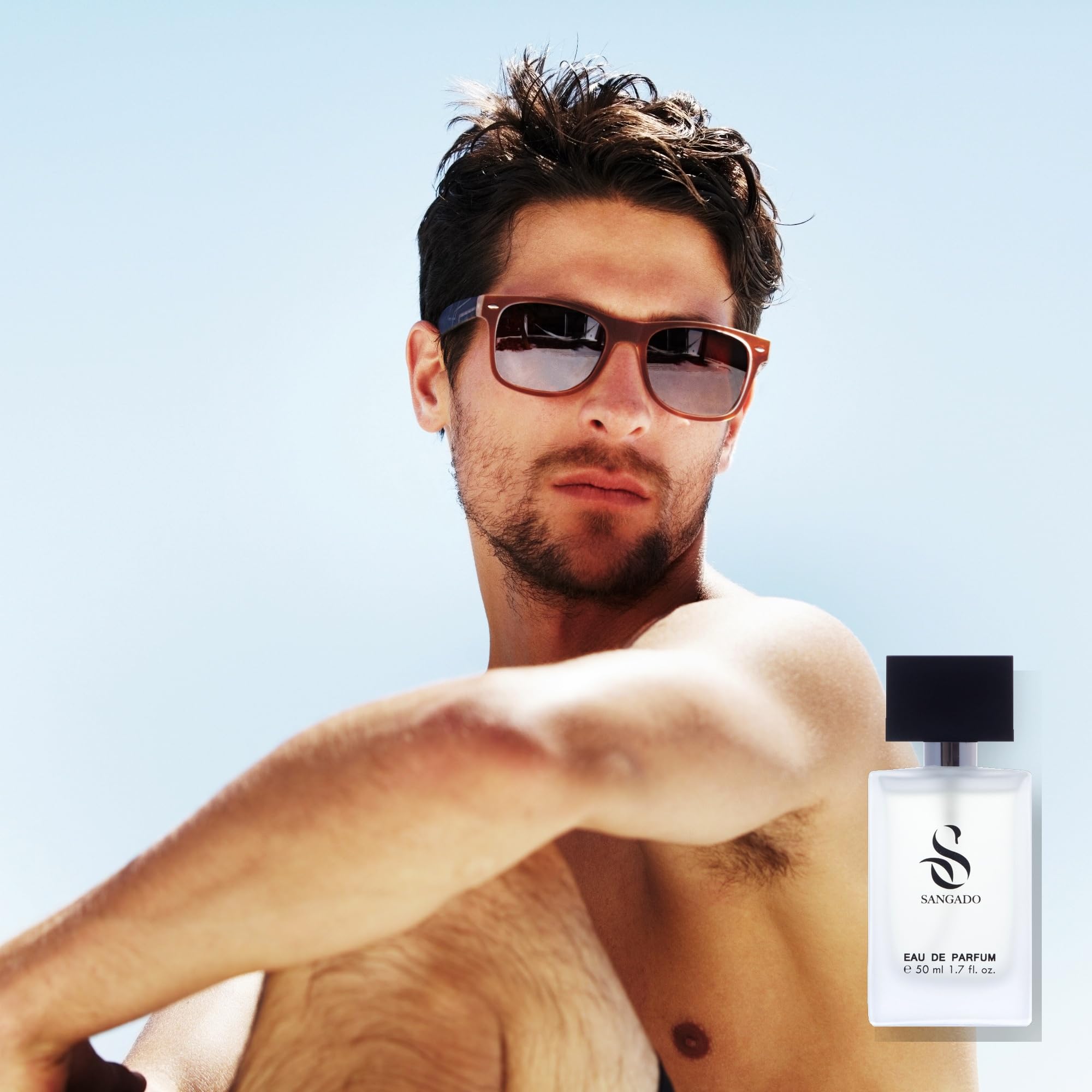 ACQUA GENOVESE przez SANGADO, Perfumy dla mężczyzn (eau de parfum), 8-10 godzin długotrwałego utrzymywania się, Luksusowy zapach, 50 ml, Kod: 602