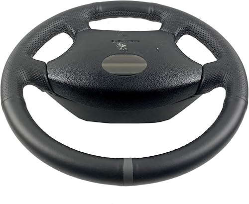 Miniatura 5 de Funda para volante cosida a mano, piel perforada negra, tira de marcador gris, accesorios de protección interior para Toyota Tacoma