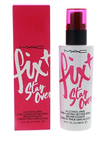 M.A.C. Mac Fix+ Stay Over - Spray de ajuste sin alcohol de 16 horas, 3.40 onzas (paquete de 1)