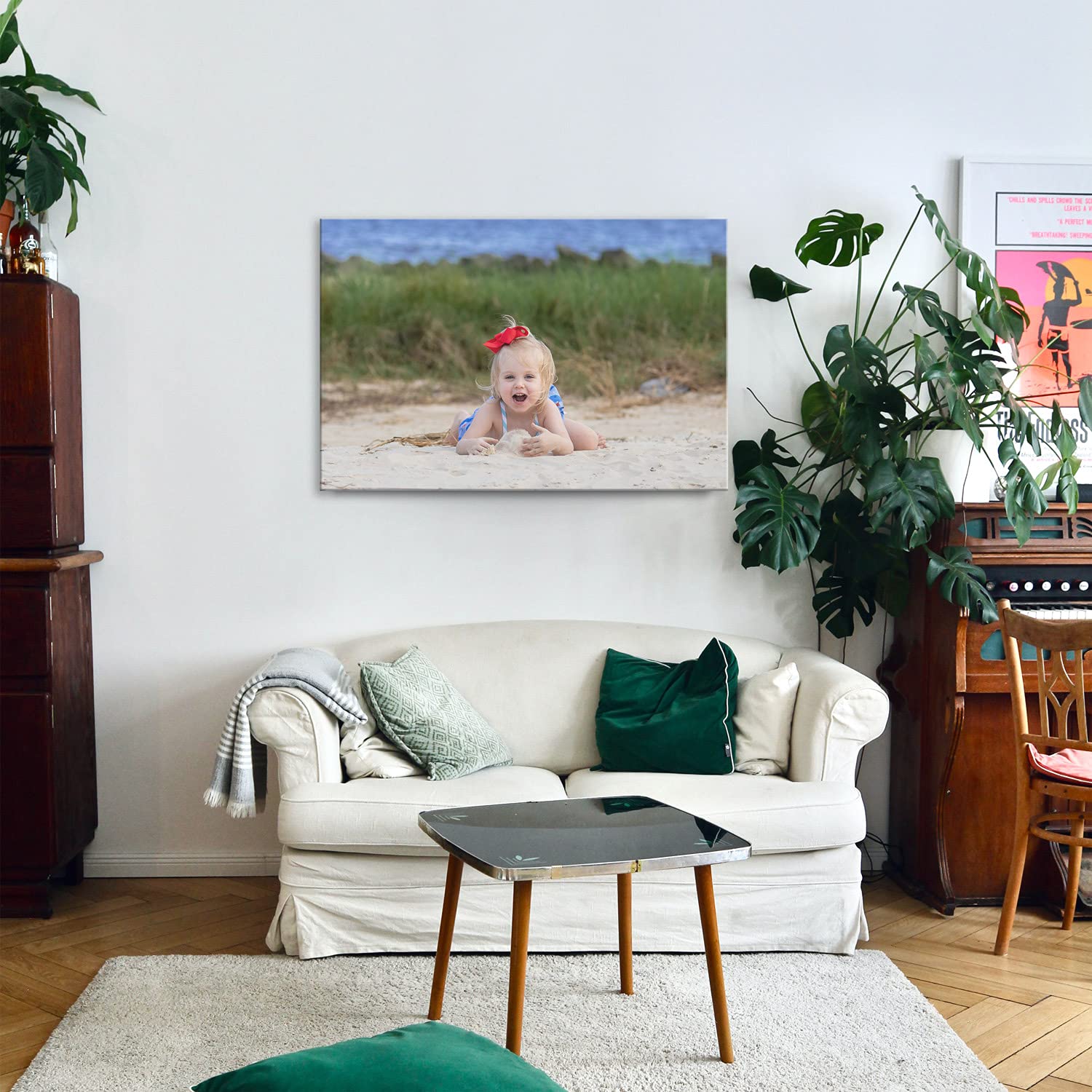 Eigenes Foto auf Leinwand drucken 180x90cm Leinwandbild auf 4cm Keilrahmen | Aus Ihrem Lieblingsfoto wird ein einzigartiges Wandbild – individuell gefertigt als persönliche Dekoration oder Geschenk