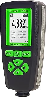 Digital Coating Thickness Gauge CM-208FN / Automatic Thickness Paint Meter for Steel and Aluminum with Resolution 0.001mils /0.1um (Fe/Al)