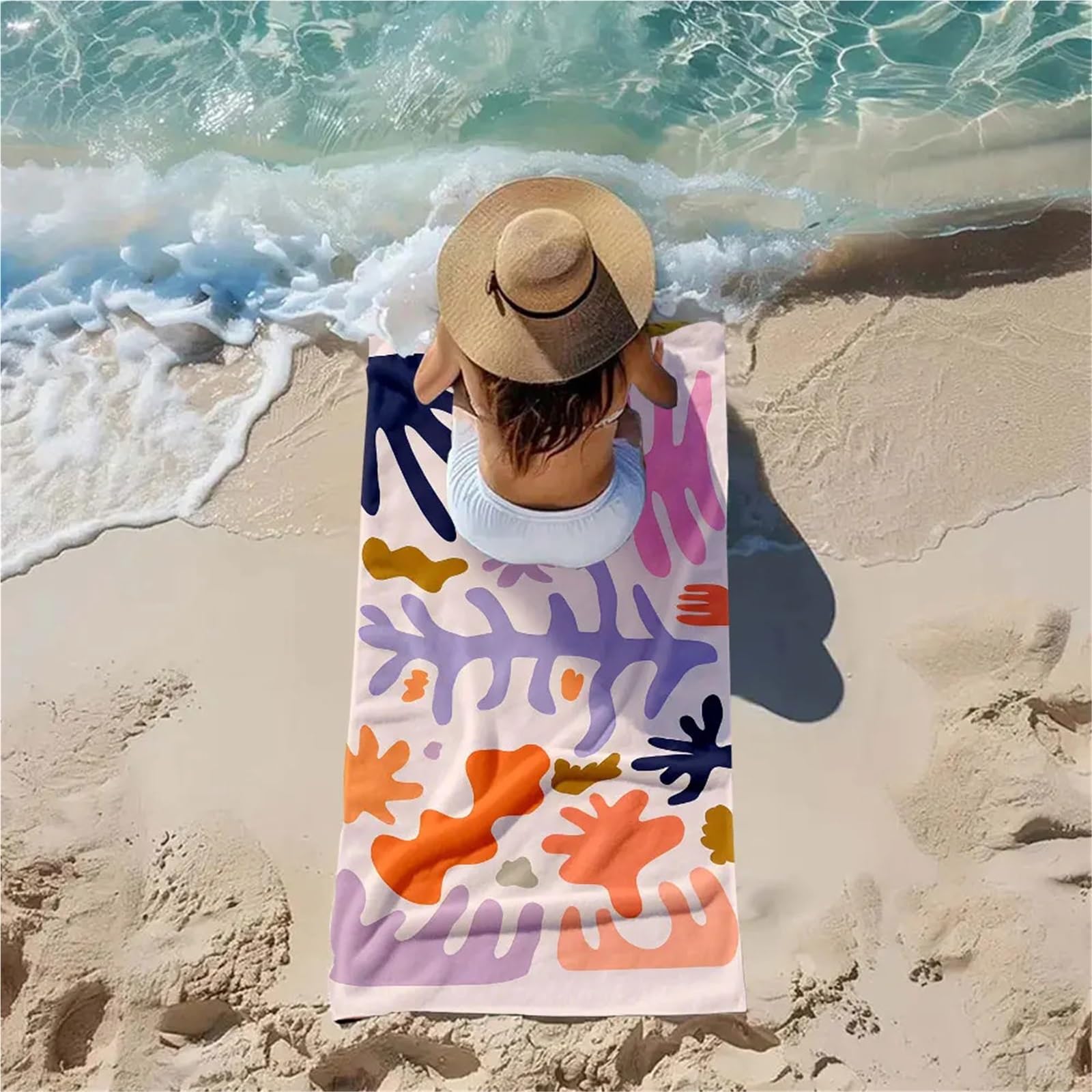 Serviette De Plage Serviette De Plage Bain À Séchage Rapide