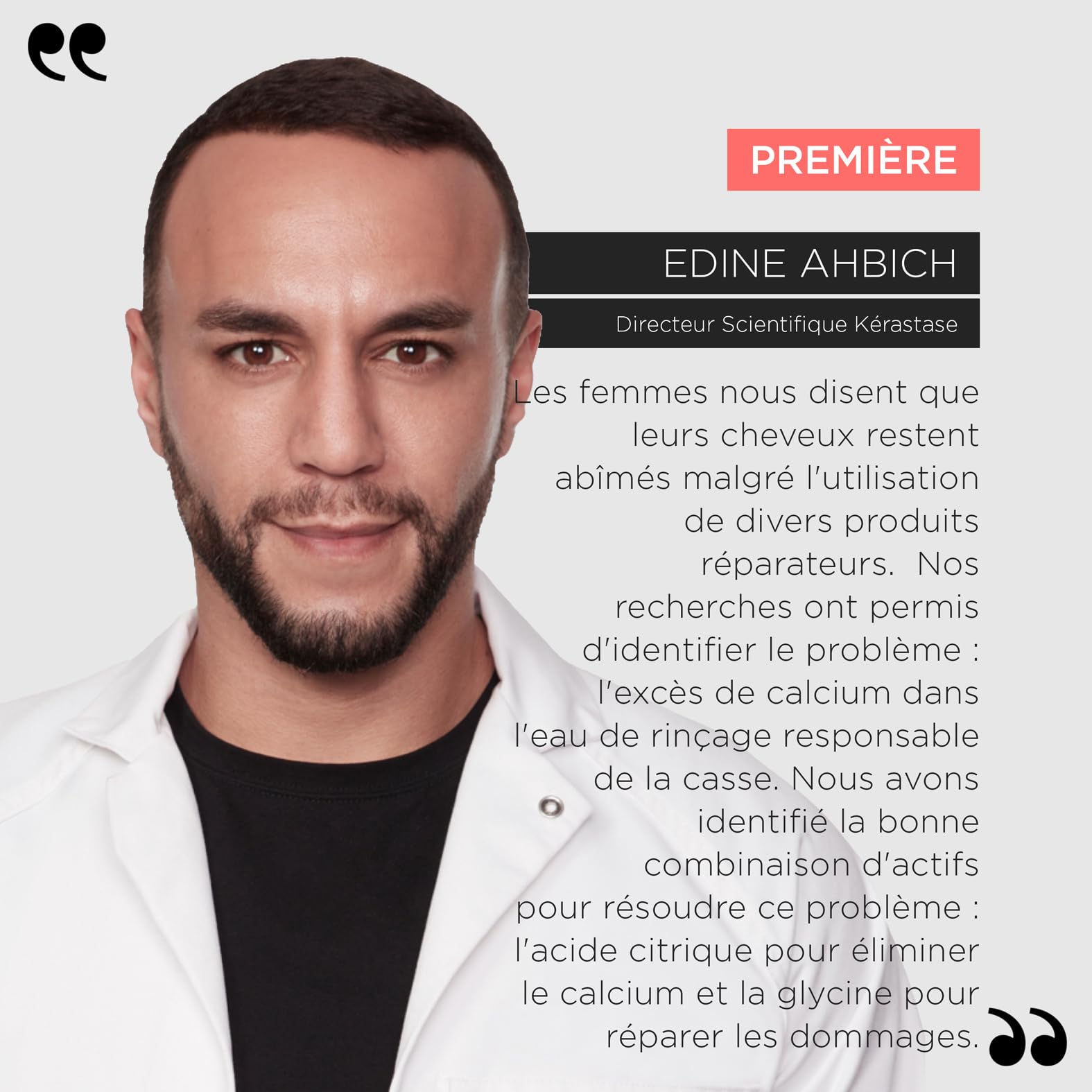KÉRASTASE Première - Sérum Filler Fondamental - Soin Anti-Frisottis & Thermo-Protecteur - Répare En Profondeur - Formule Innovante À La Glycine & Peptide - Sans Parabène - Cheveux Abîmés - 90 ml