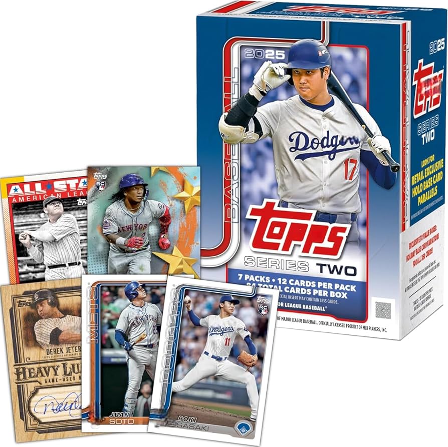Amazon.co.jp: 2025 TOPPS SERIES 2 BASEBALL VALUE BOX - トップス