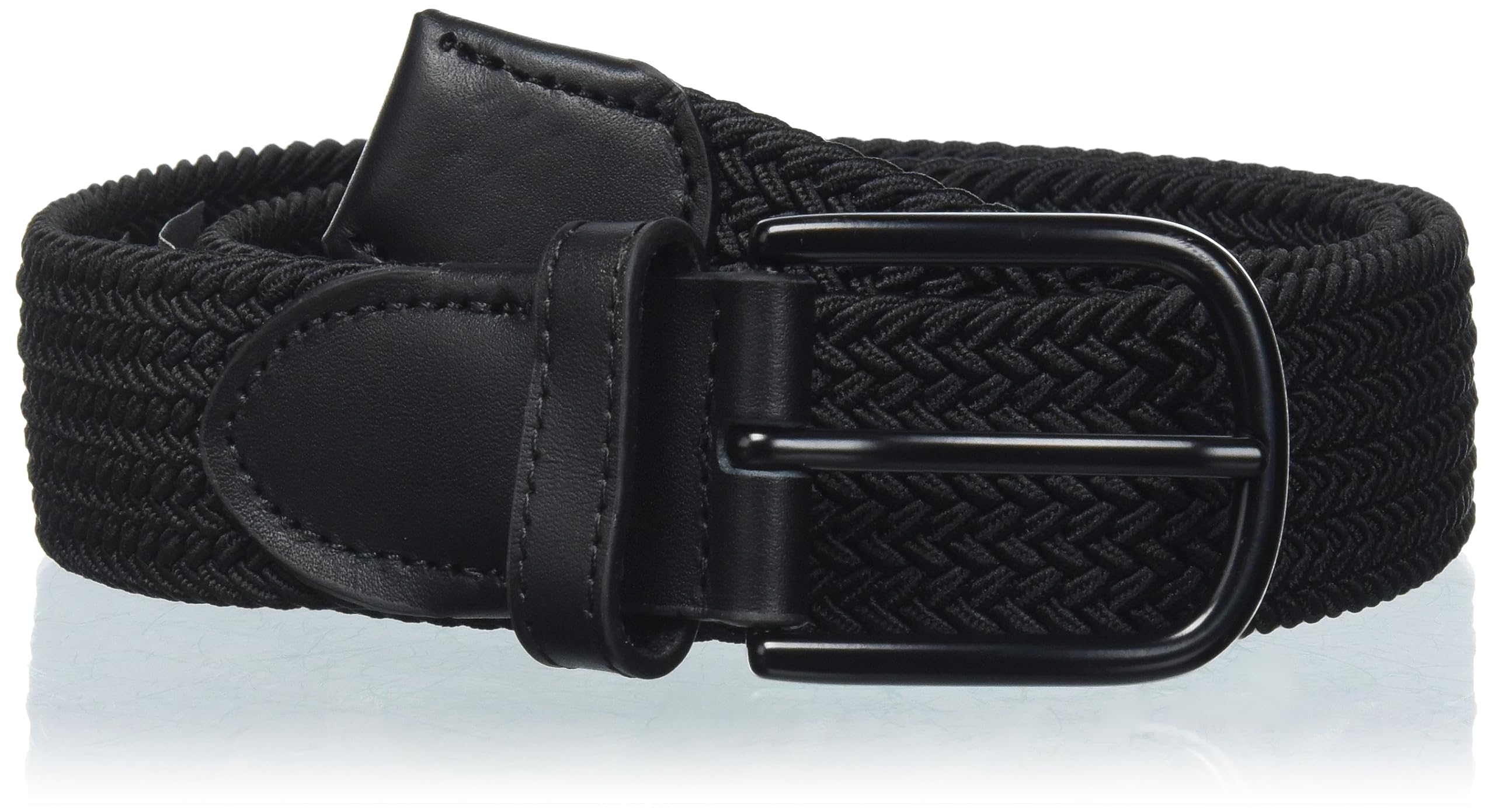 JACK&JONES Men's JACFALL Woven Belt, Black, 90