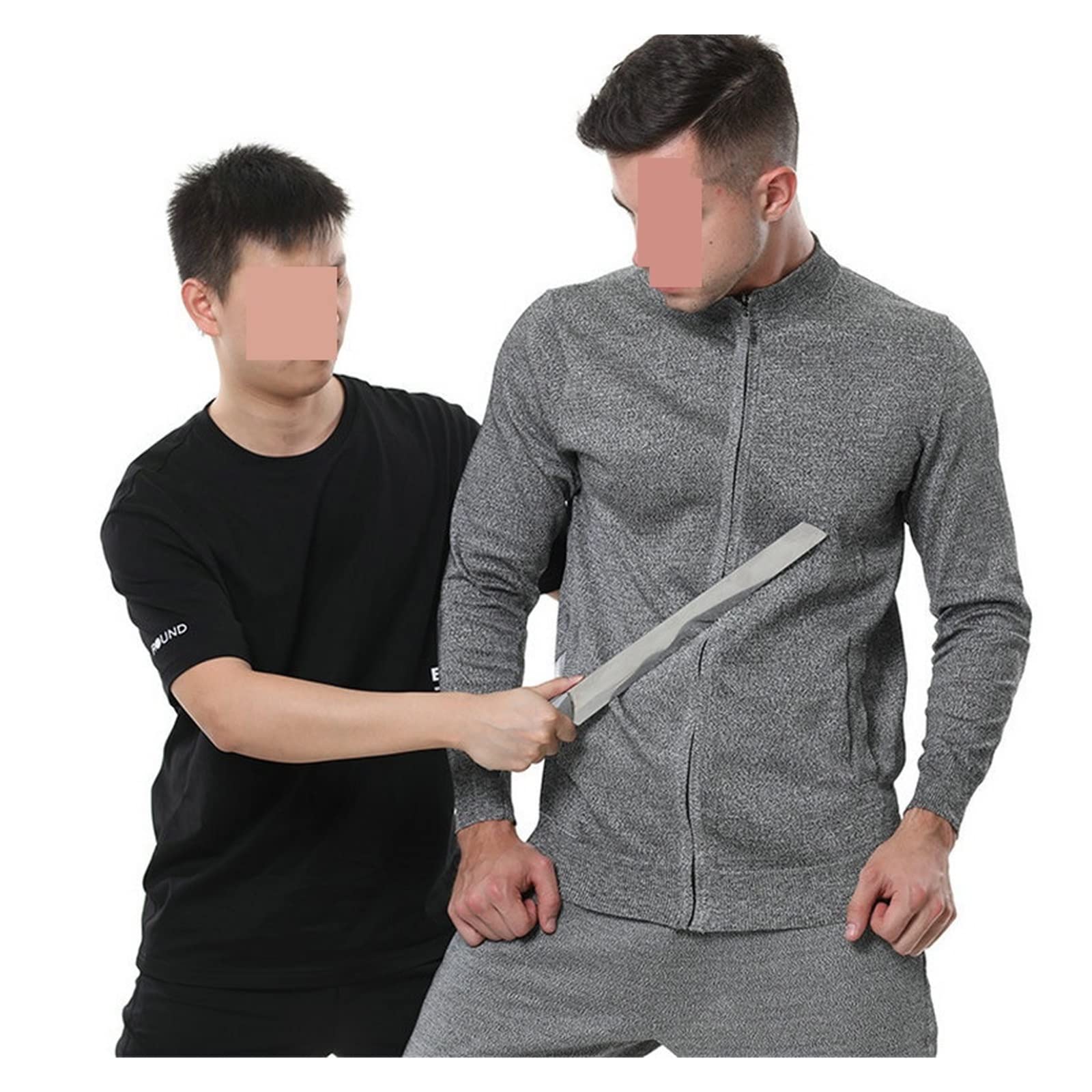 Ropa a prueba de cortes PE/HPPE, traje con cremallera, chaqueta resistente a las puñaladas fuerzas especiales, ropa anticorte, corte antimordidas Alta resistencia(L175)