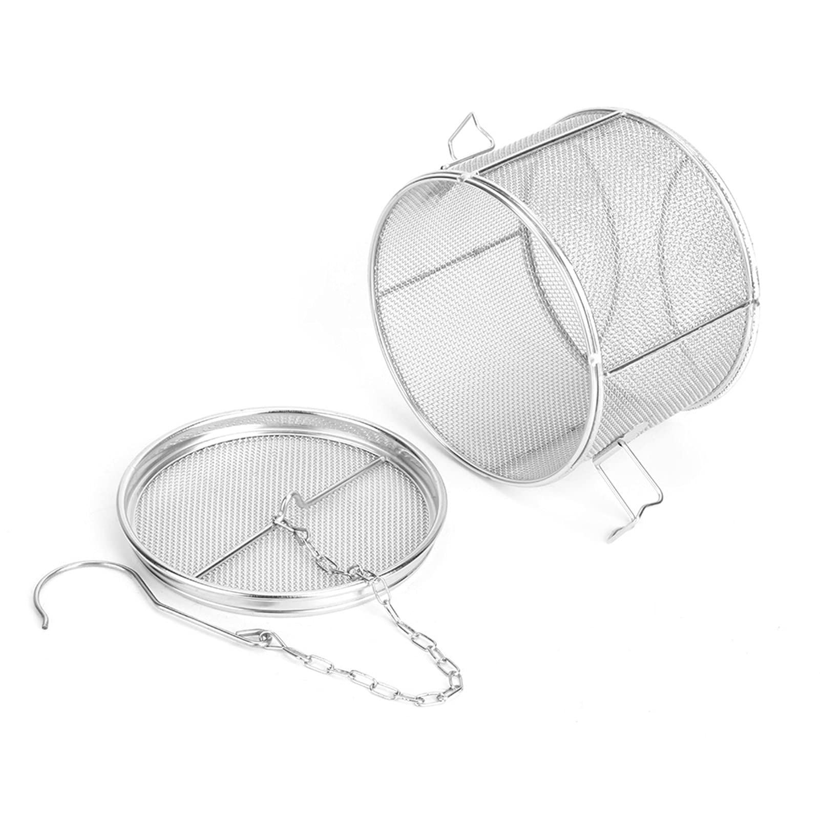 Tea Strainer Basket Strainer Filter Stainless Steel Food Strainer Marinated Basket Soup Basket Pom Pom Tea Strainers (4)