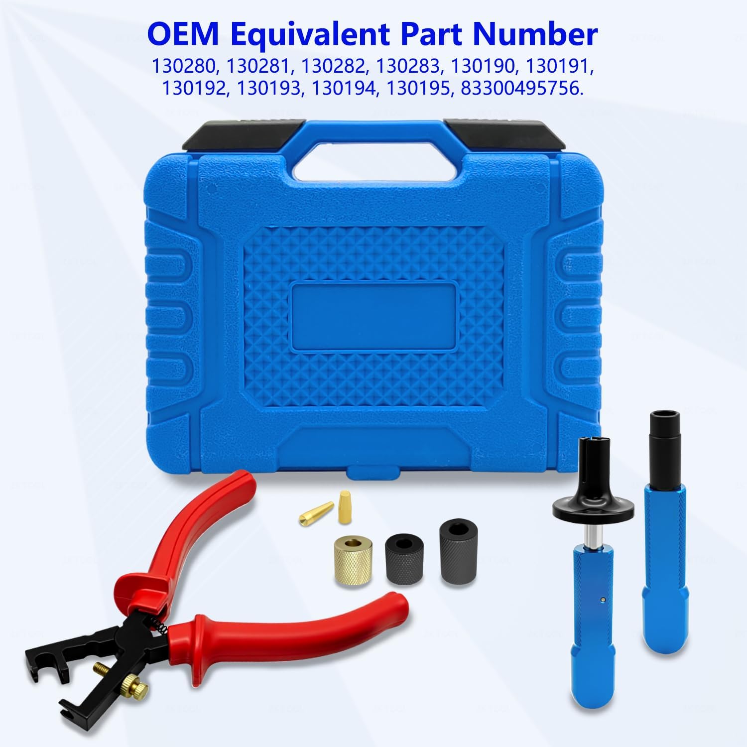 ZKTOOL Fuel Injector Oil Seal Installation and Removal Tool Kit Compatible with BMW N55 N63 S55 S63,Fuel Injector Install & Remove Tool Oil Seal Remover Installer Tool Kit.130190 and 130280.