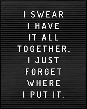 I Have It All Together Sarcastic Art, 8x10 Unframed Print