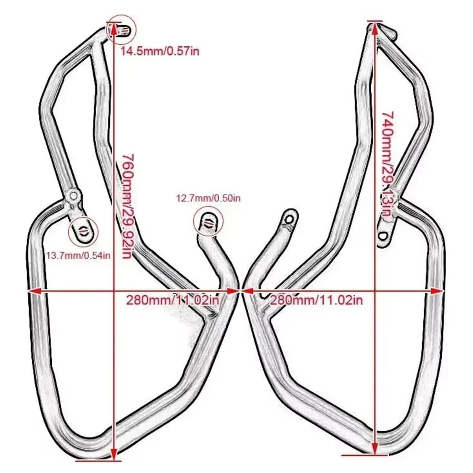 Compatibile Con YAMAHA Per Tracer 9 GT 2021 2022 2023 2024 Accessori Moto Highway Engine Guard Crash Bar Telaio Paraurti Carenatura