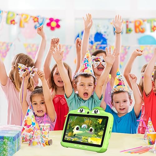 Miniatura 6 de Tableta para niños de 7 pulgadas para niños, tableta de 32 GB para niños pequeños, software gratuito para niños, tableta Android de aprendizaje con