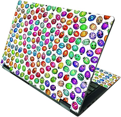 Miniatura 7 de MightySkins Skin compatible con Lenovo IdeaPad Flex 5 2 en 1 de 15 pulgadas (2021) - Salpicaduras de neón  Funda protectora de vinilo duradera y