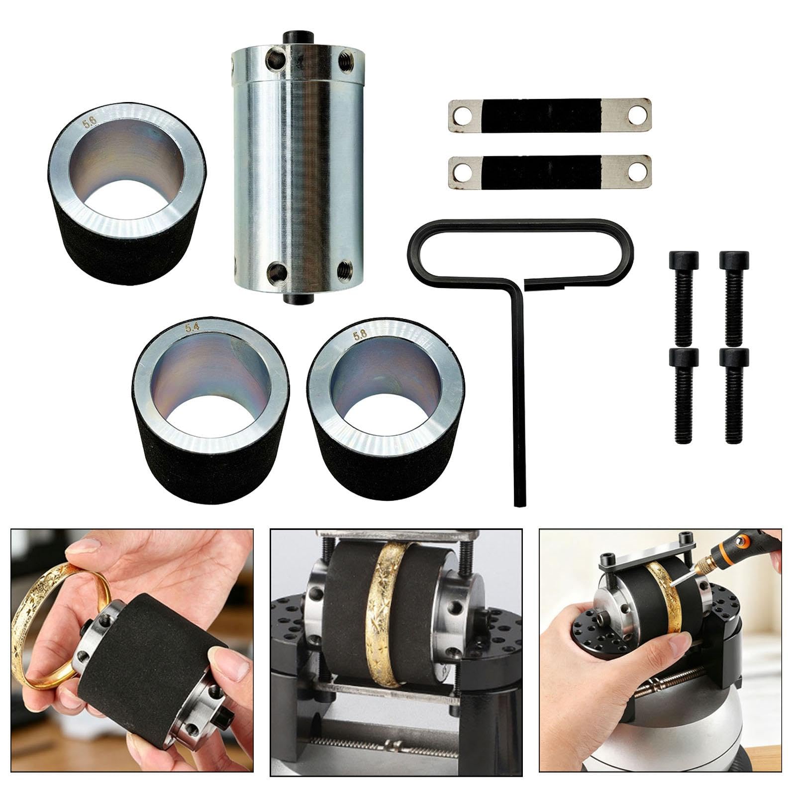 Morsetto a sfera per incisione, accessori per la creazione di gioielli, incisore per bracciali, multifunzionale, portatile, robusto, utensili manuali