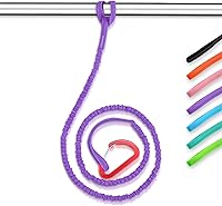 Vista 17 de OCEANBROAD Correa de remo de kayak estirable con cuerda de lanyard para SUP, kayak, botes, canoa, caña de pescar, 4-7 pies