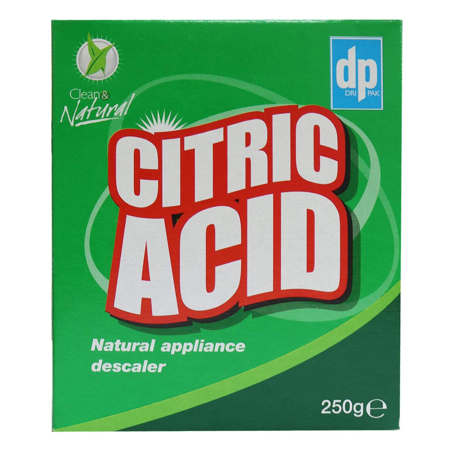 Dri-Pak Citric Acid Natural Appliance Descaler - Limescale Remover – 2 Packs of 250g