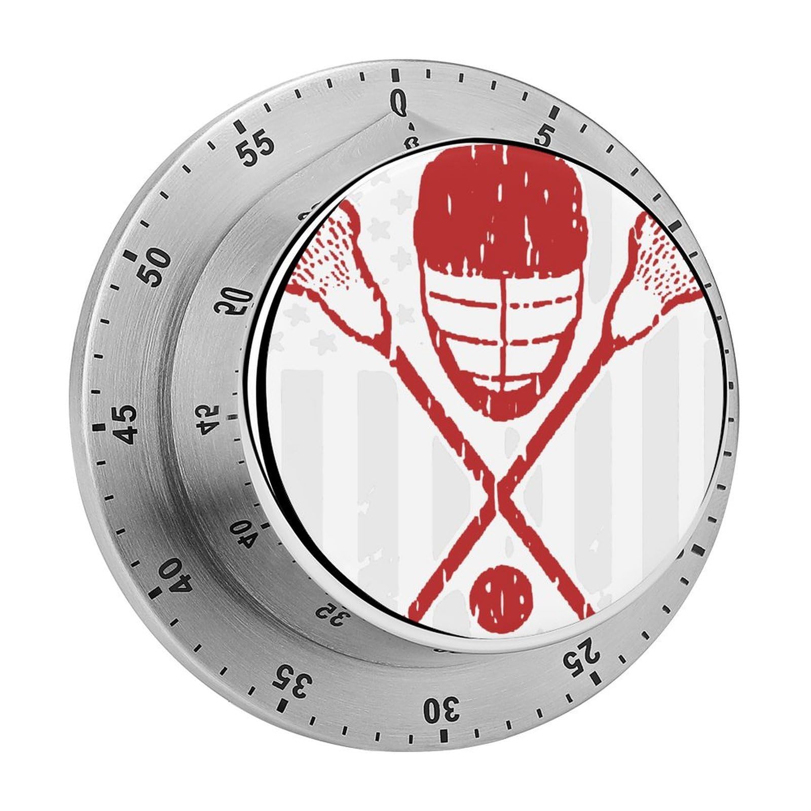 Lacrosse U.S. Flag Mechanical Rotary Timer, Used for Daily Timing