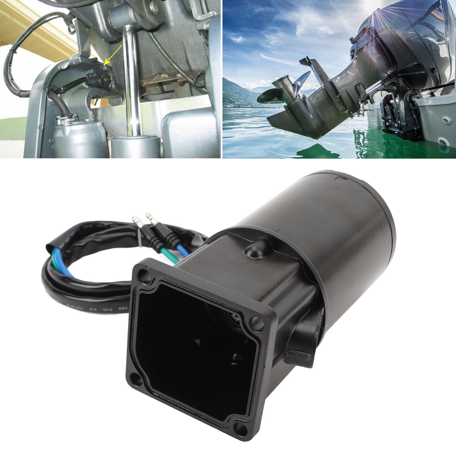 Il Motore Fuoribordo Power Trim Sostituisce in Modo Efficiente Il Tilt Trim Force Marine da 50 a 125, Cavo Reversibile da 12 V per gli Appassionati di da Diporto