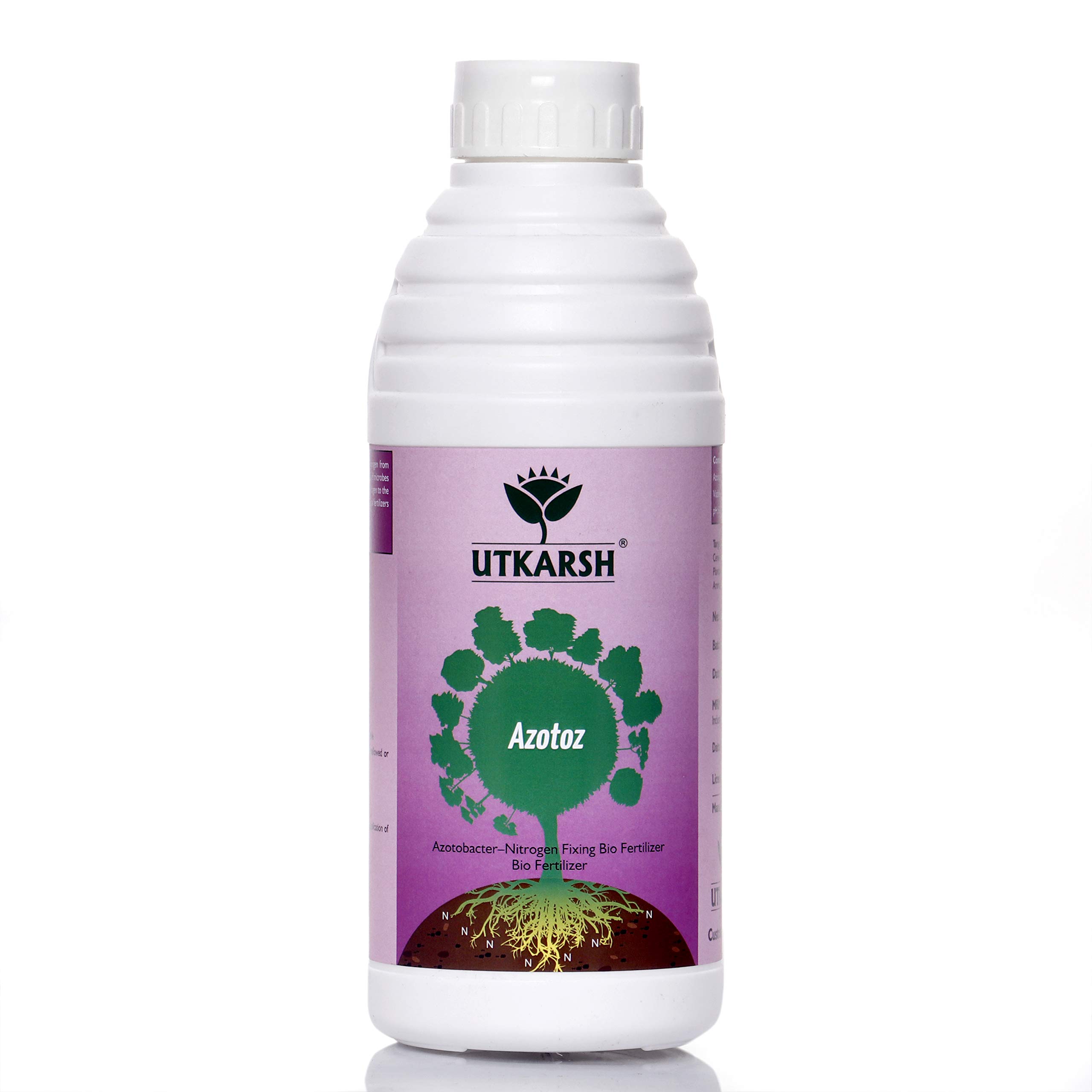 Utkarsh Azotoz (Azotobacter-Nitrogen Fixing Microbes) BioFertilizer For Natural Nitrogen, Faster Plant growth, Increase Soil Structure & Fertility, Yield & Nutrient uptake (1 Lit; Pack of 1) (B07FL8SZNC) Amazon Price History, Amazon Price Tracker
