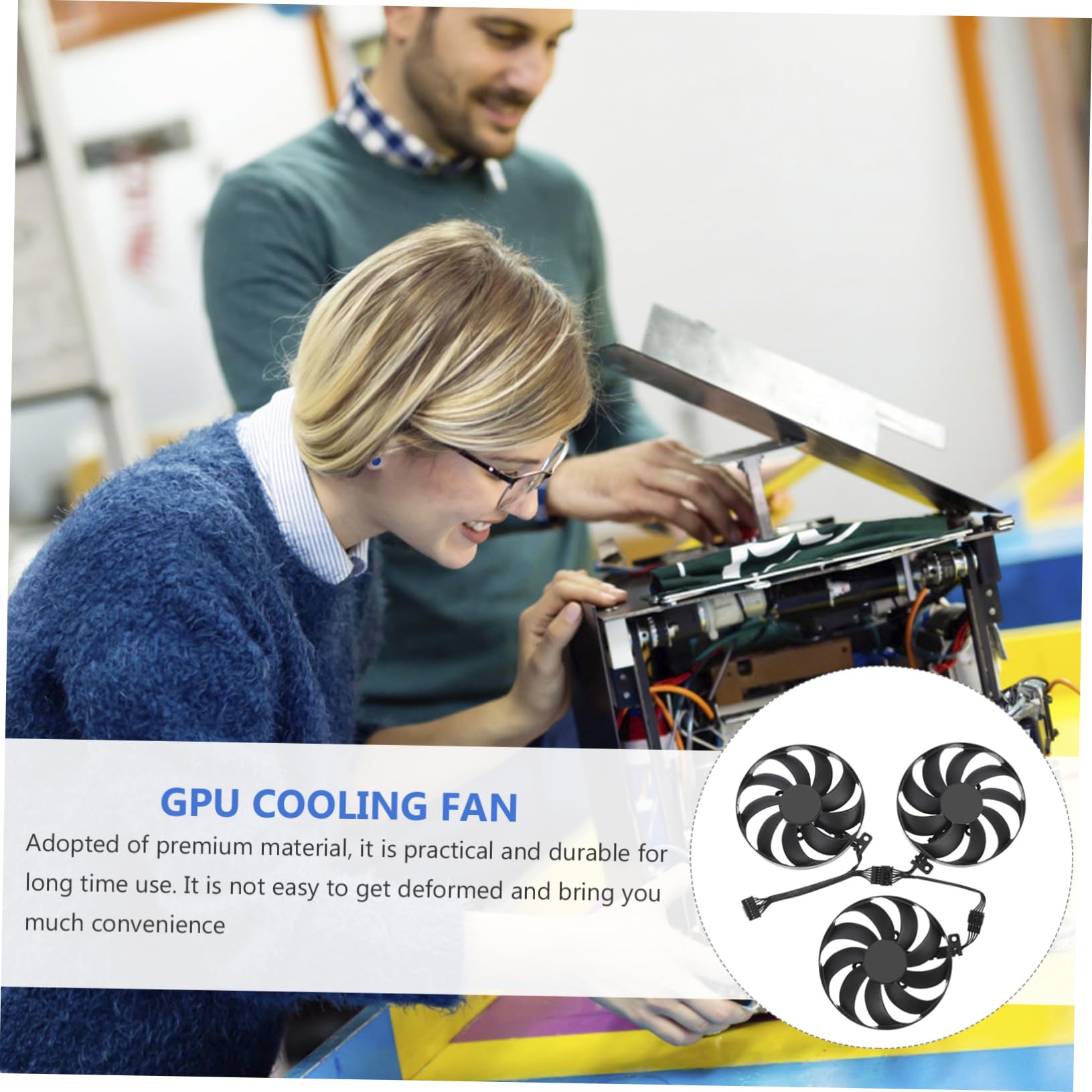 HOMSFOU Dissipatore Gpu Ad Aria Per Computer Compatibile Cfud Raffreddamento Resistente Corrosione e Deformazione Della Pasta Termica