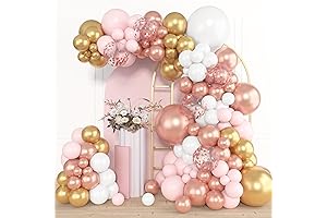 Amandir Rose Gold Balloon Arch Kit