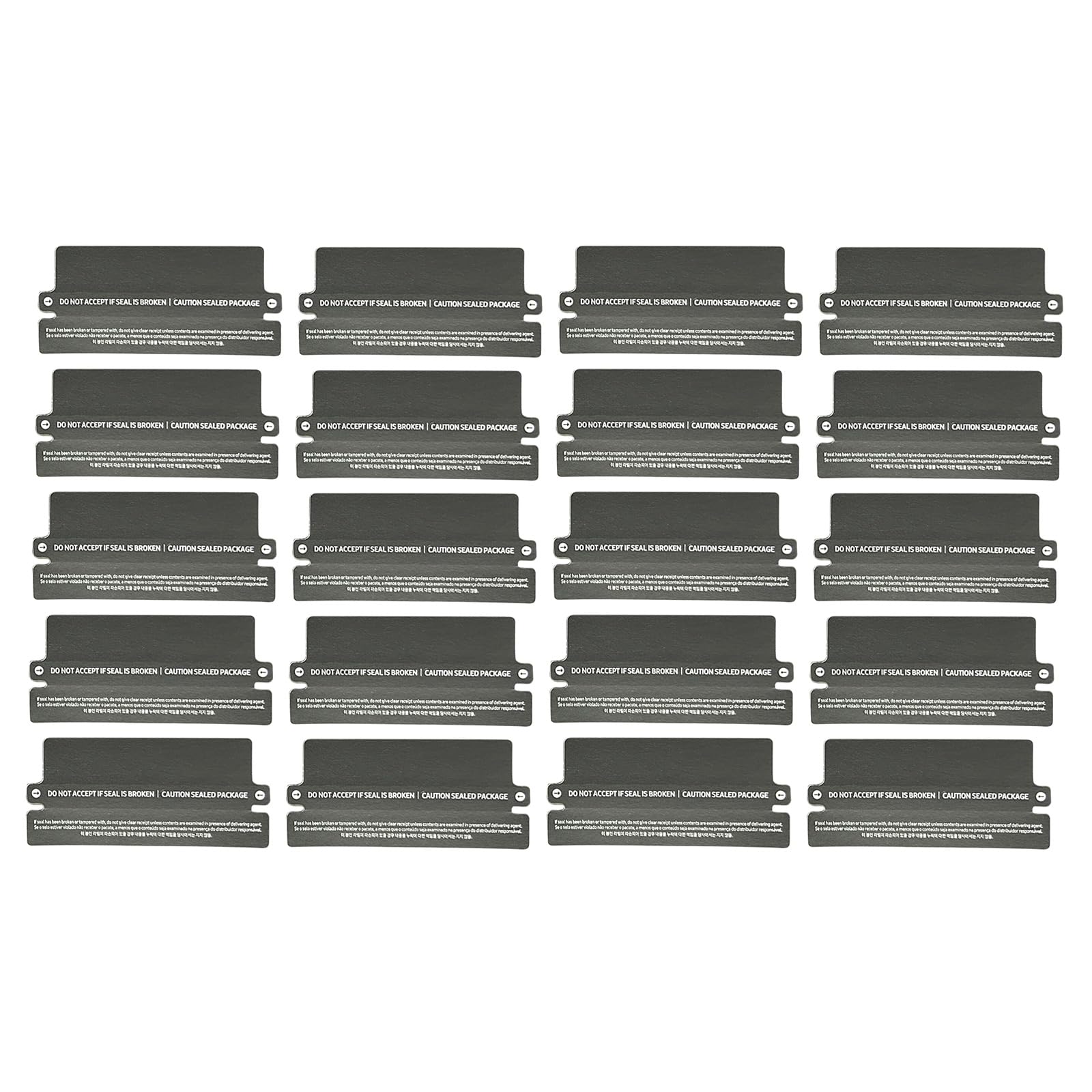 Autocollants adhésifs Fold 5 bande de scellage indéchirable pour boîte