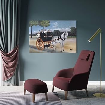 Amazon.co.jp: ジュニエ爺さんの馬車》アンリ・ルソー｜MUSEY