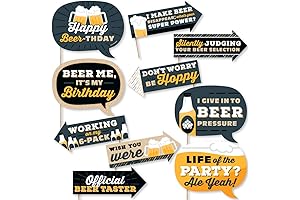 Cheers and Beers Photo Booth Props