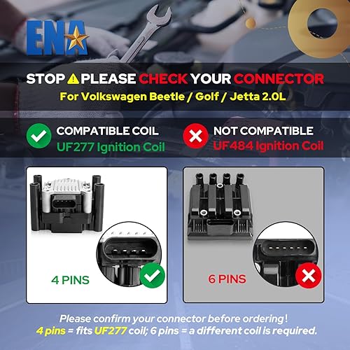 Miniatura 2 de Bobina de encendido para Audi, Volkswagen, Seat