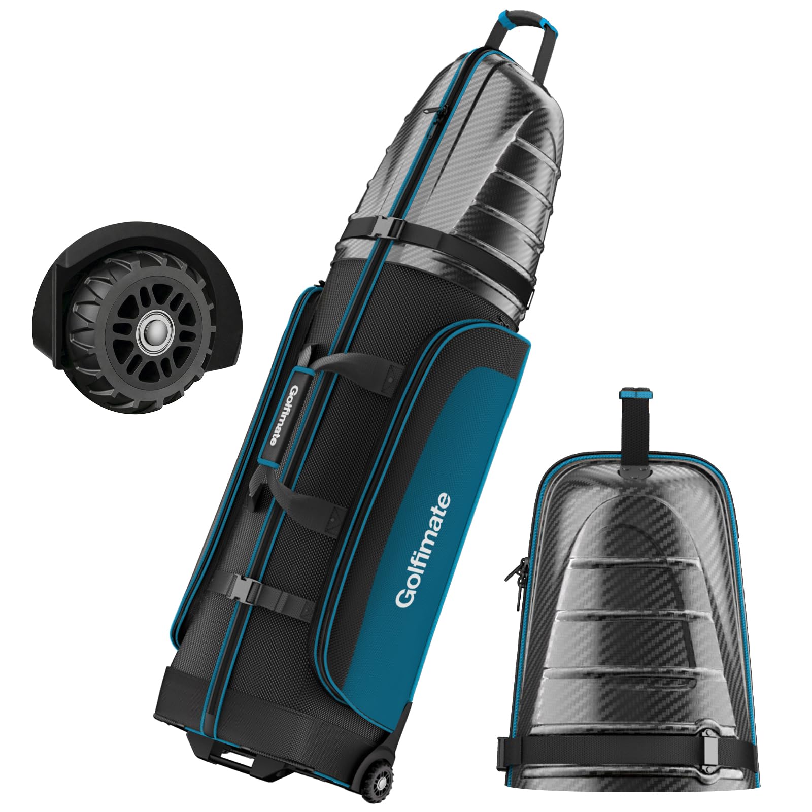 Amazon.com: Golf Travel Bags for Airlines with Carbon Fiber Hard