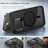ESR for iPhone 15 Pro Max Case for MagSafe, Anti-Yellowing, Frosted Black - 6