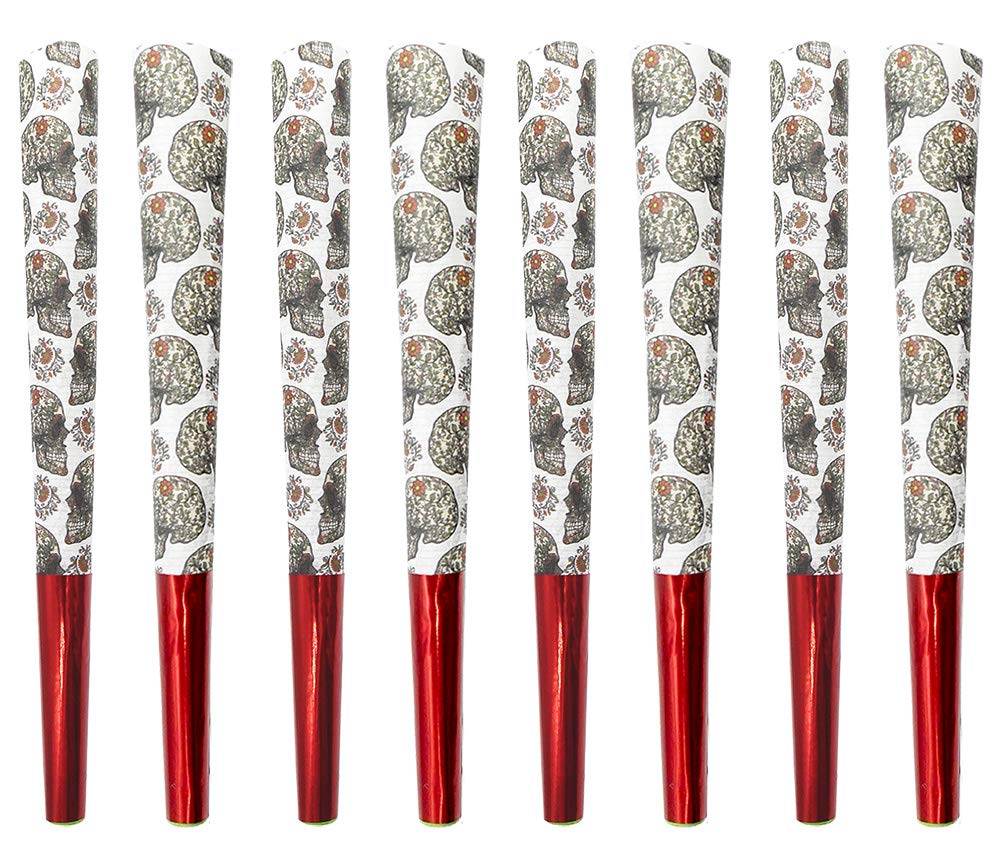 Beautiful Burns, La Calavera Pre-Rolled Cones - 8 Pack of Pre Roll Cone Shells