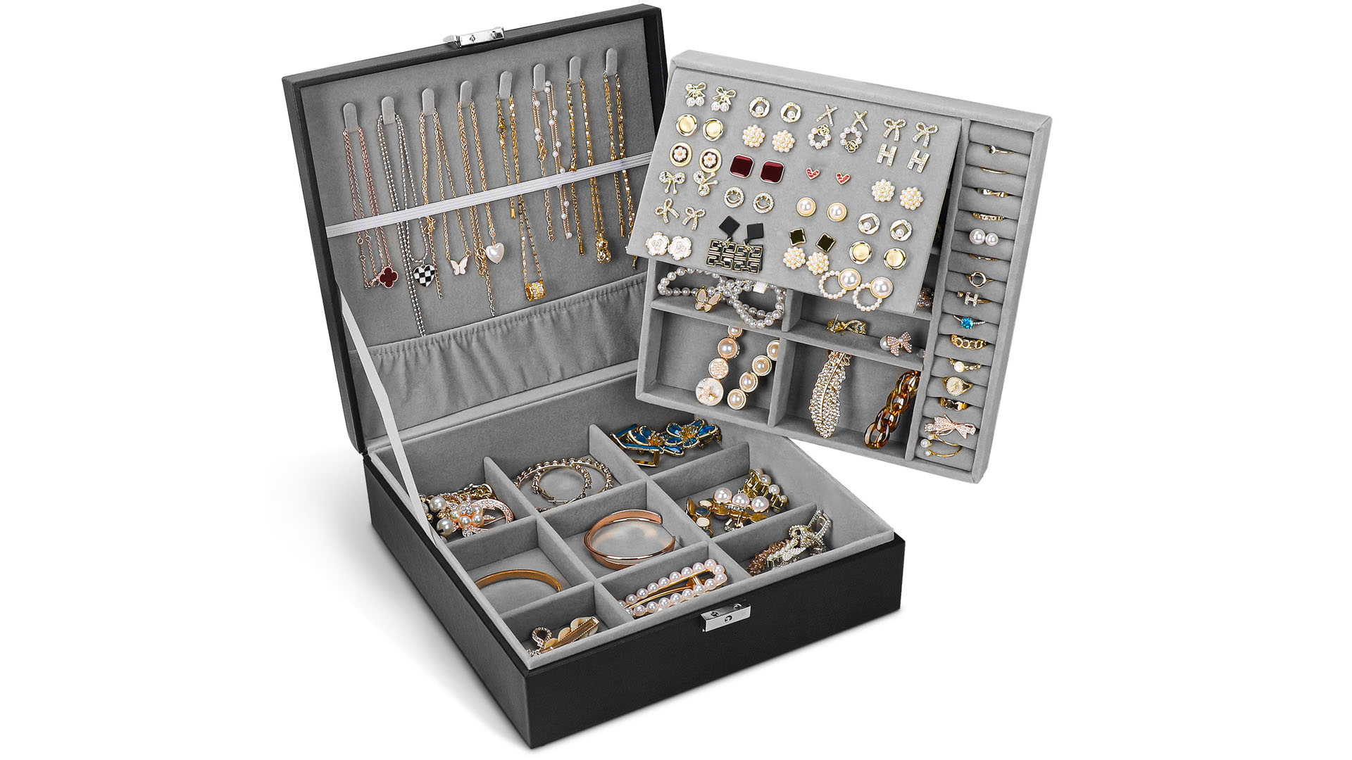 Amazon.com: Jewelry Box, Jewelry Boxes for Women & Men with PU