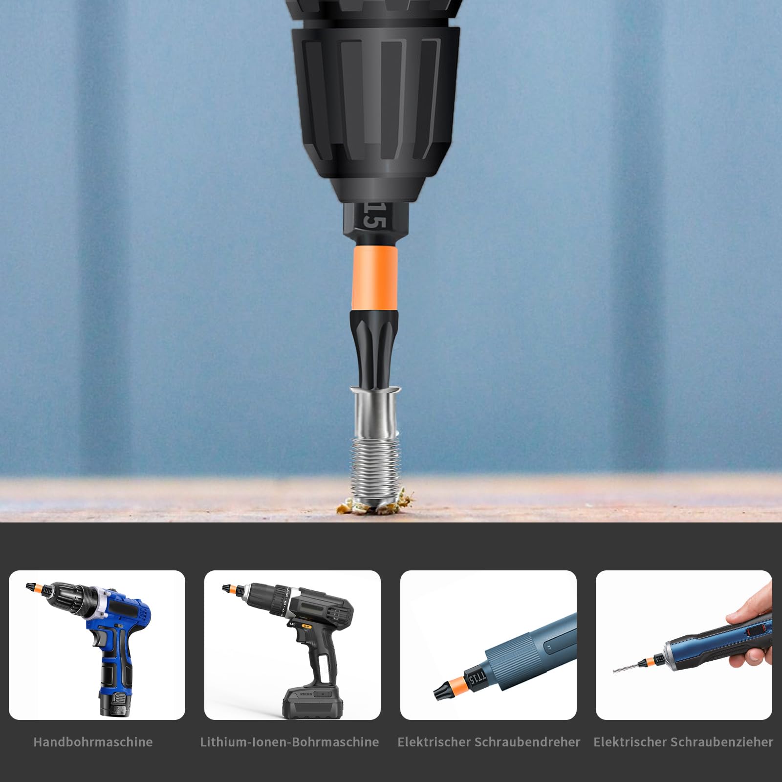 12er Set Sicherheits-Torx-Bits T7 Bis T40 – Magnetisch, Aus S2-Stahl, 15,2 Cm Lang Für Schrauber & Bohrmaschinen
