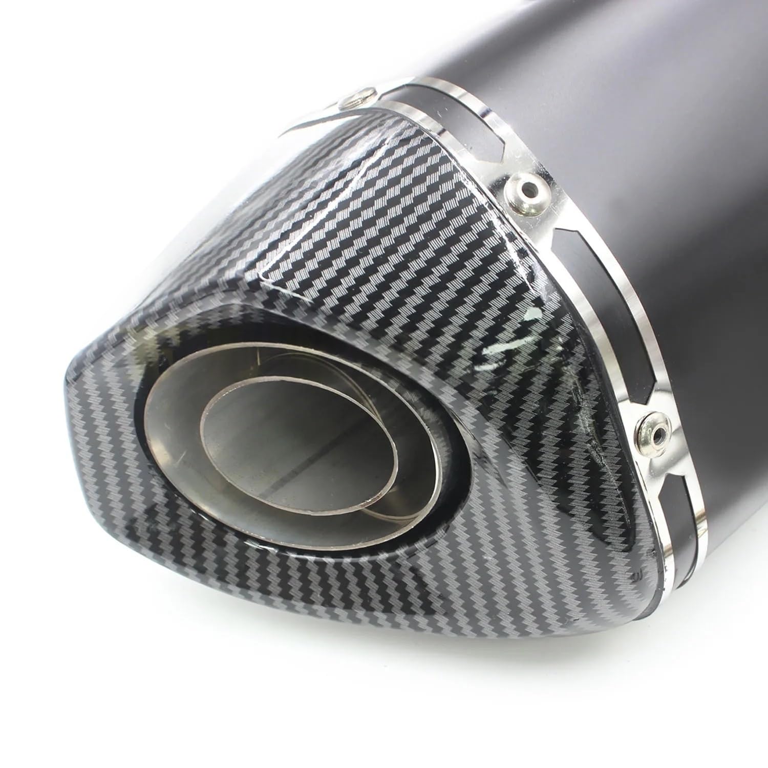 tłumik wychowej wydech motocyklowy wydech 470mm Uniwersalny 51mm Naklejka Na Rurę Wydechową Motocykla Tłumik Pasuje Do Forza CBR1000(A)