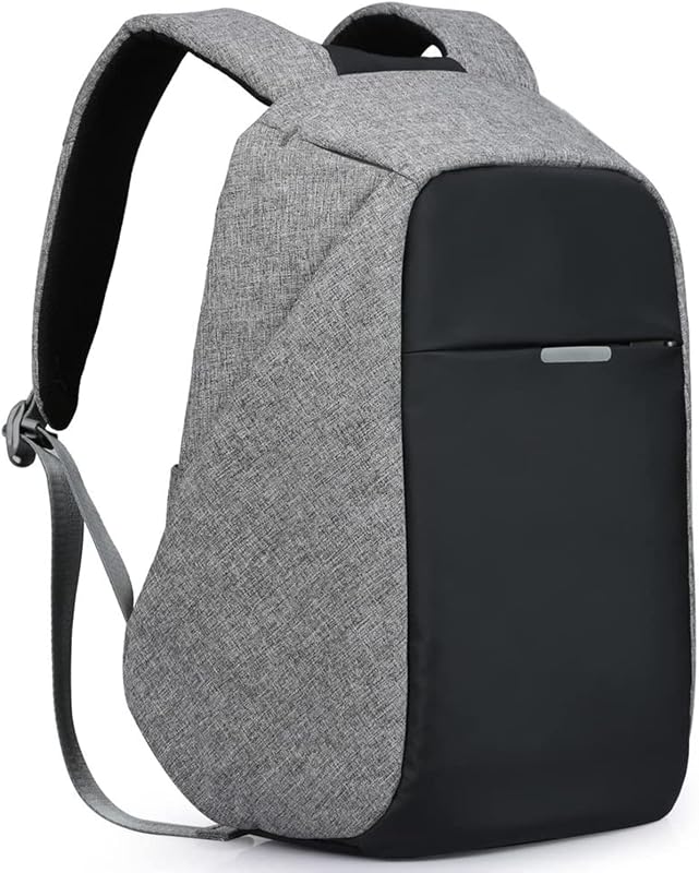 Mochila antirrobo Mochila de viaje para computadora portátil de 15,6 pulgadas con cremallera oculta y puerto de carga USB Bolsa impermeable para computadora de negocios para hombres y mujeres