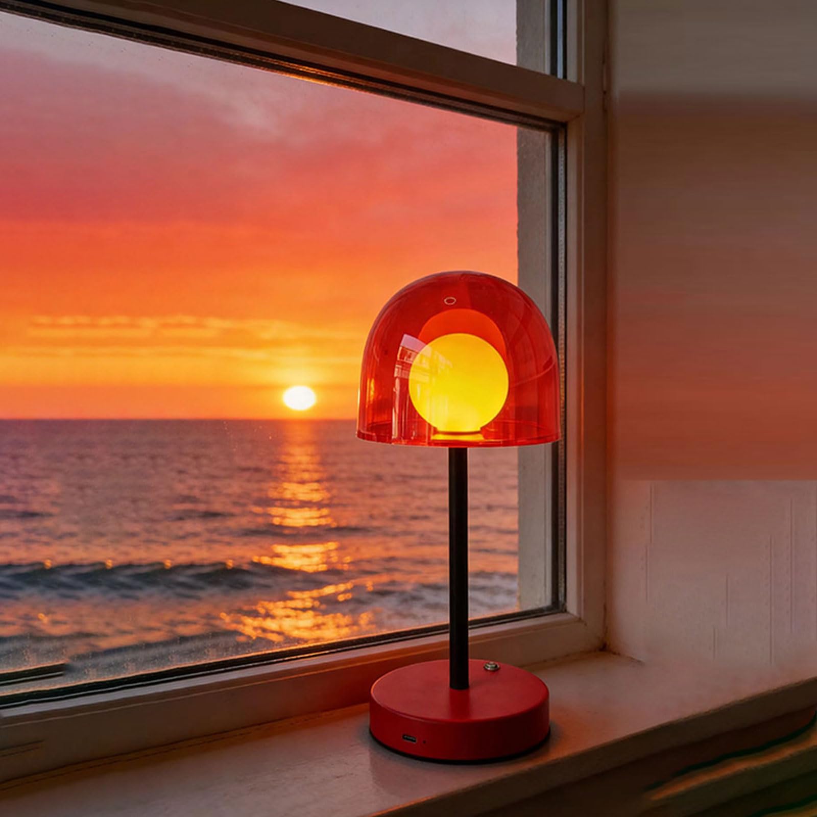 Lampada da lettura senza fili con altezza di 270 mm e base di 120 mm per molteplici applicazioni, idea regalo