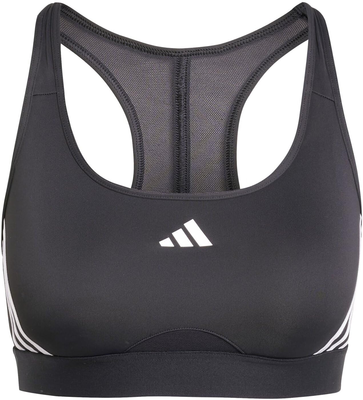 Adidas Femme PowerReact Train 3Stipes Bra