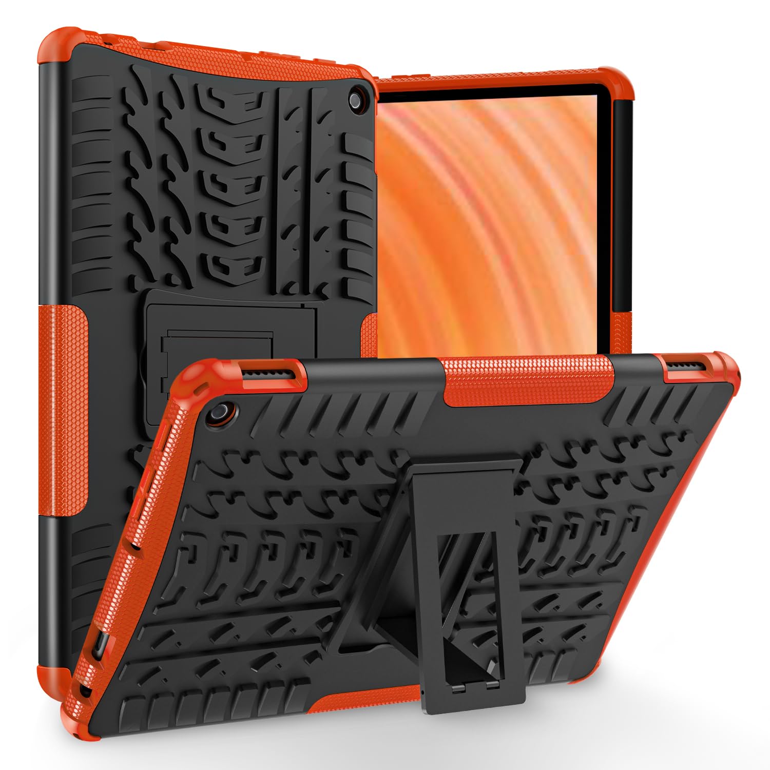 Funda para tablet de 10 pulgadas de 13ª generación con soporte, funda resistente de doble capa, no es compatible con iPad, Samsung Galaxy Android Onn de 10.1 pulgadas