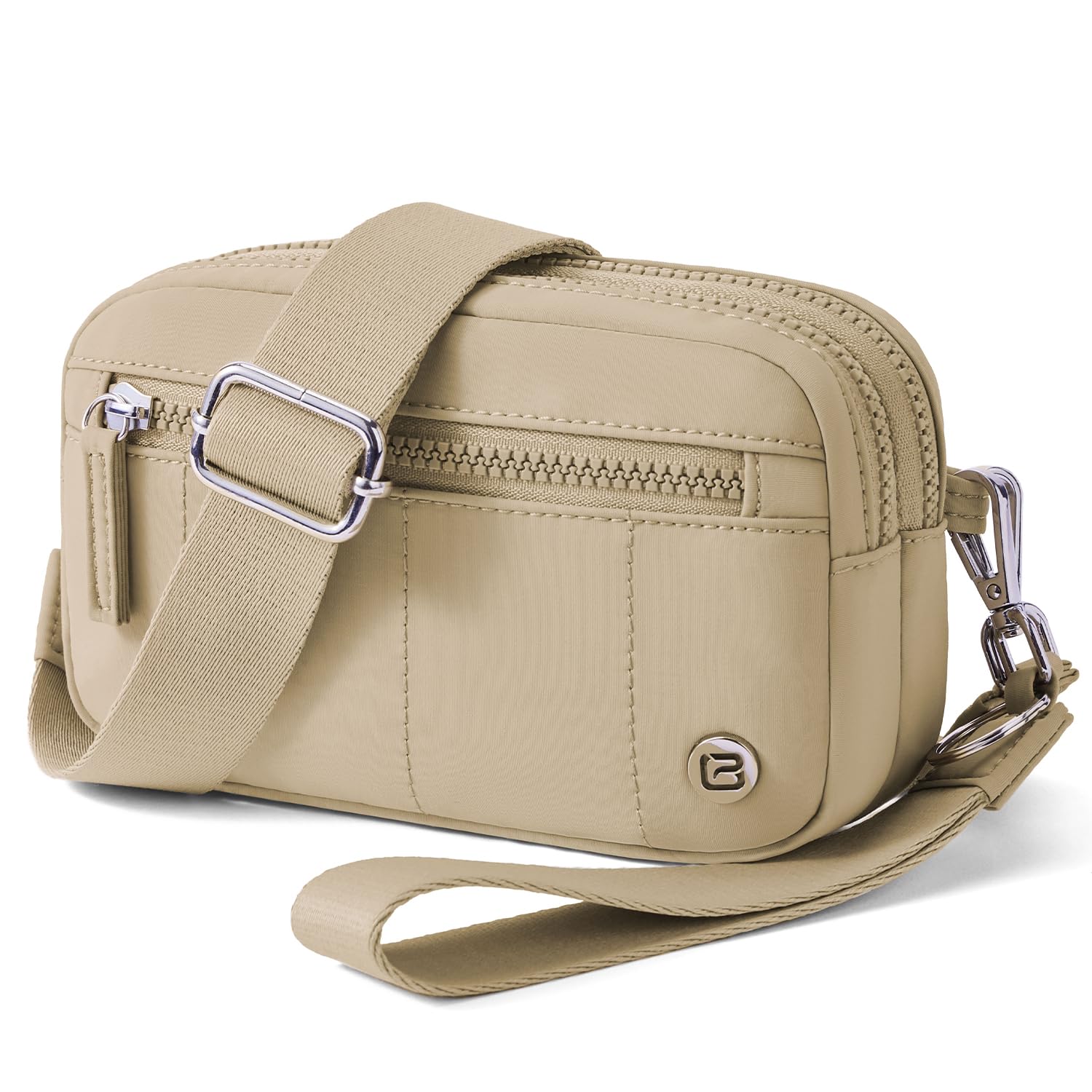 POIUGOYA Small Nylon Crossbody Bags for Women, RFID Wristlet Wallets