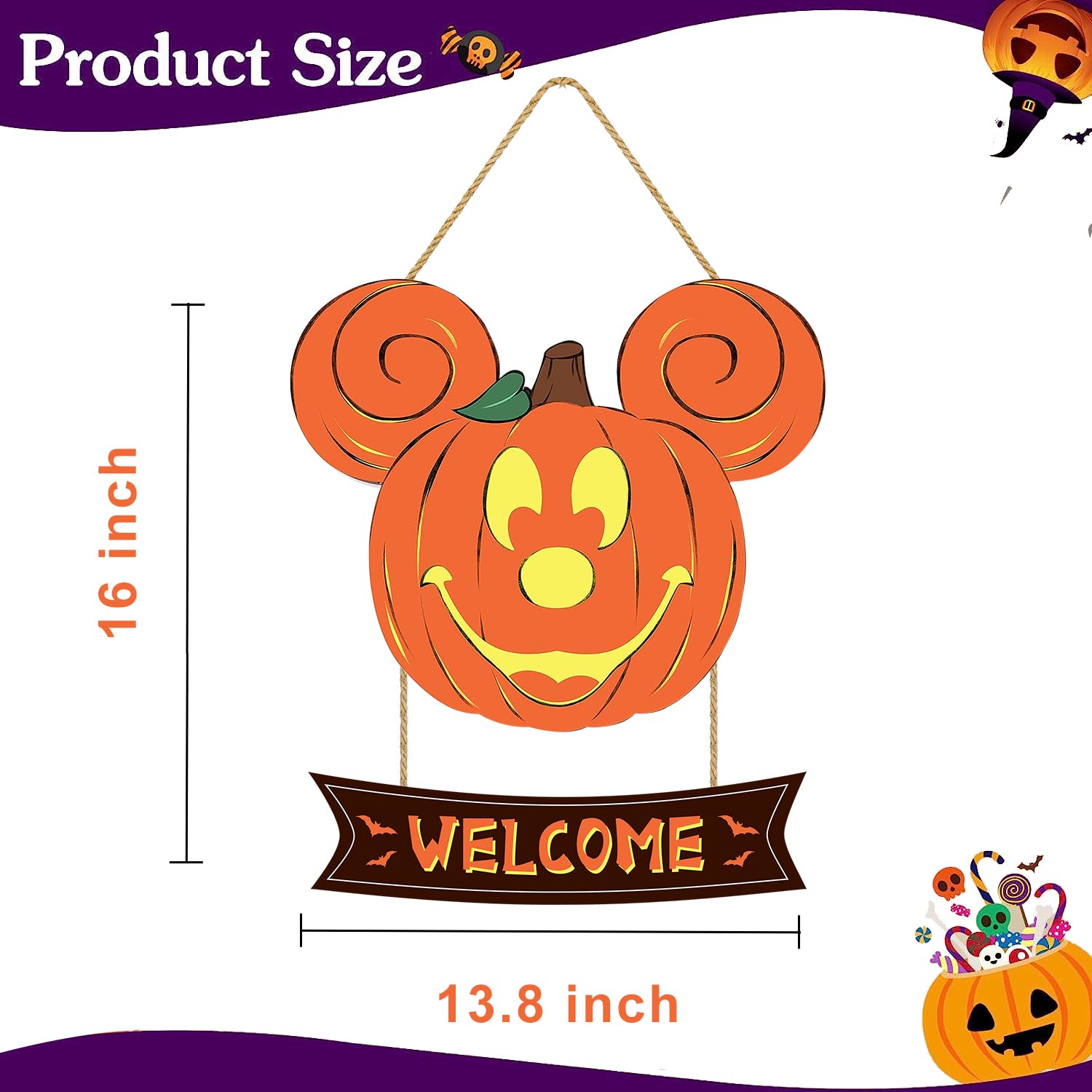コリンシアン・プラチナム【マーク・オーフェルマウス＊アーセナル/ホーム】360体 Amazon.com: Pumpkin Mouse Halloween Decorations, Welcome Home Sign