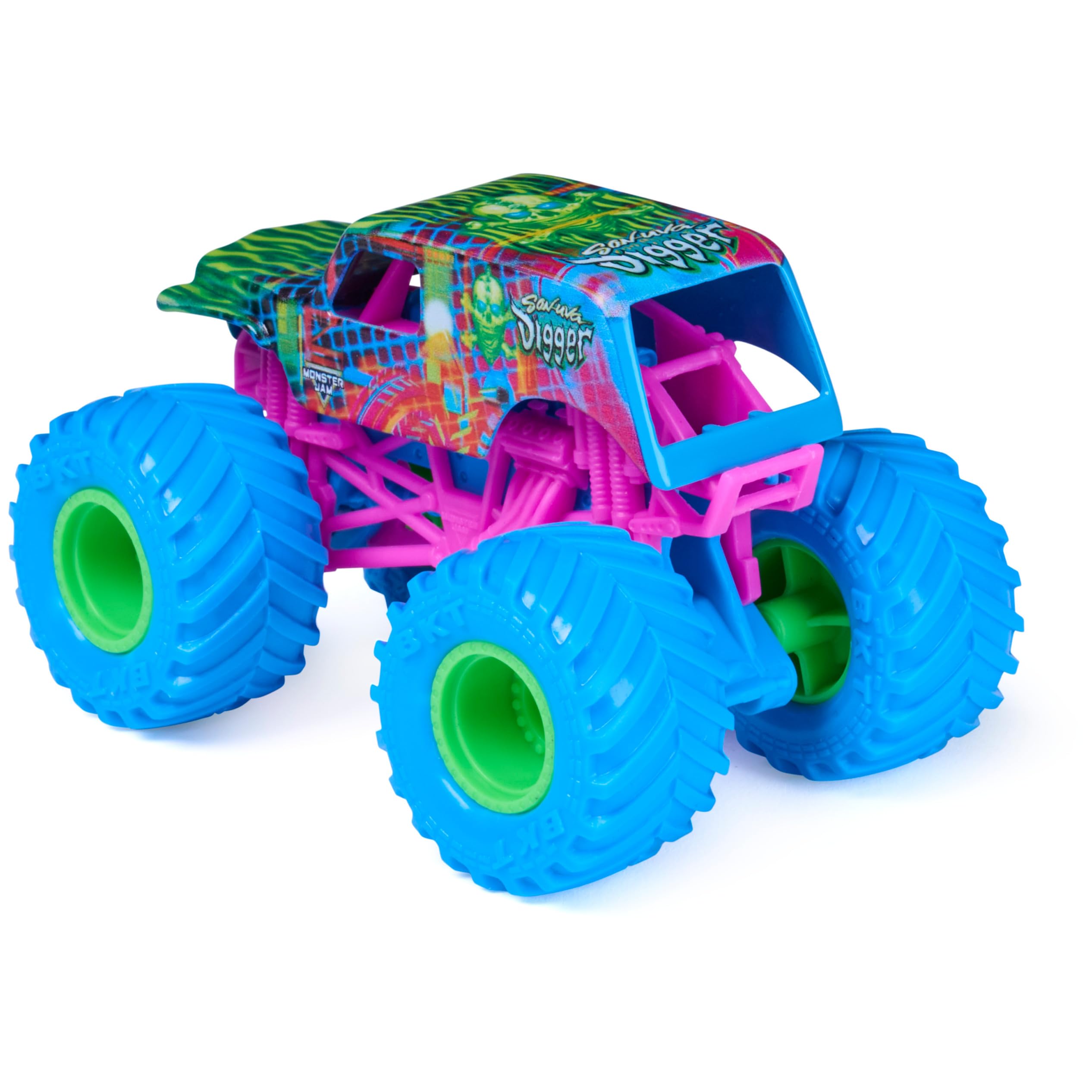 Monster Jam Son-Grape Digger Monster Truck veicolo pressofuso, scala 1:64
