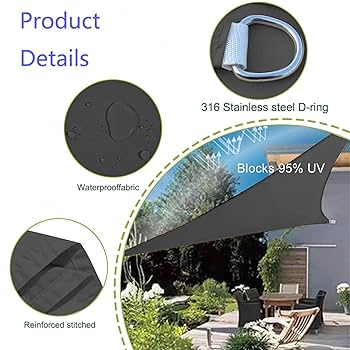 屋外 日除け トライアングル サンシェード / ターコイズ&グリーン 5m Amazon.co.jp: 撥水 シェード オーニング 庭のサンシェード